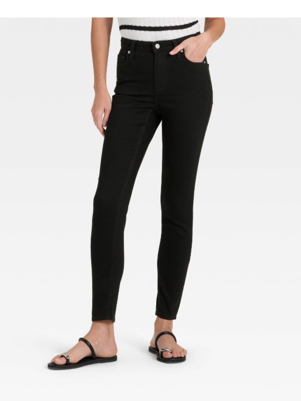 UNIVERSAL THREAD high rise skinny jeans black